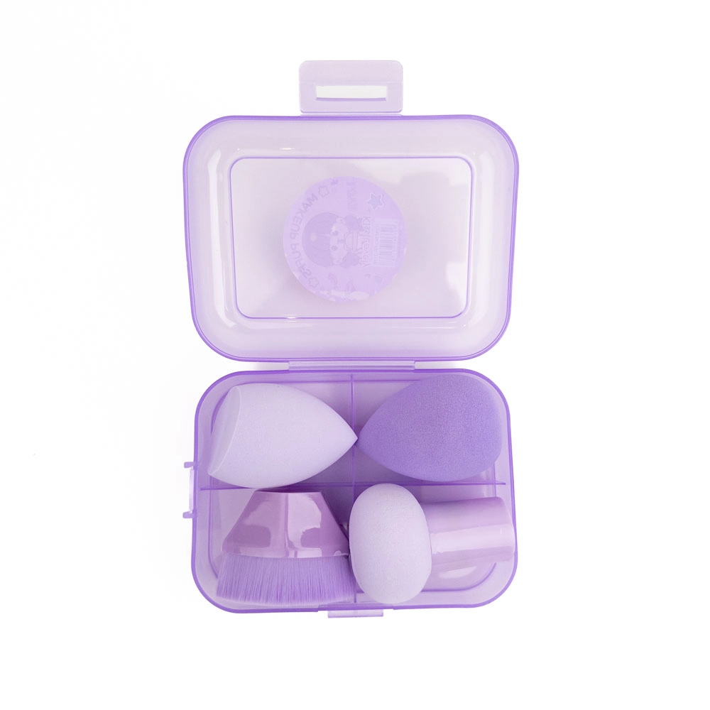 Sweet Beauty facial sponge set of 3 + brush