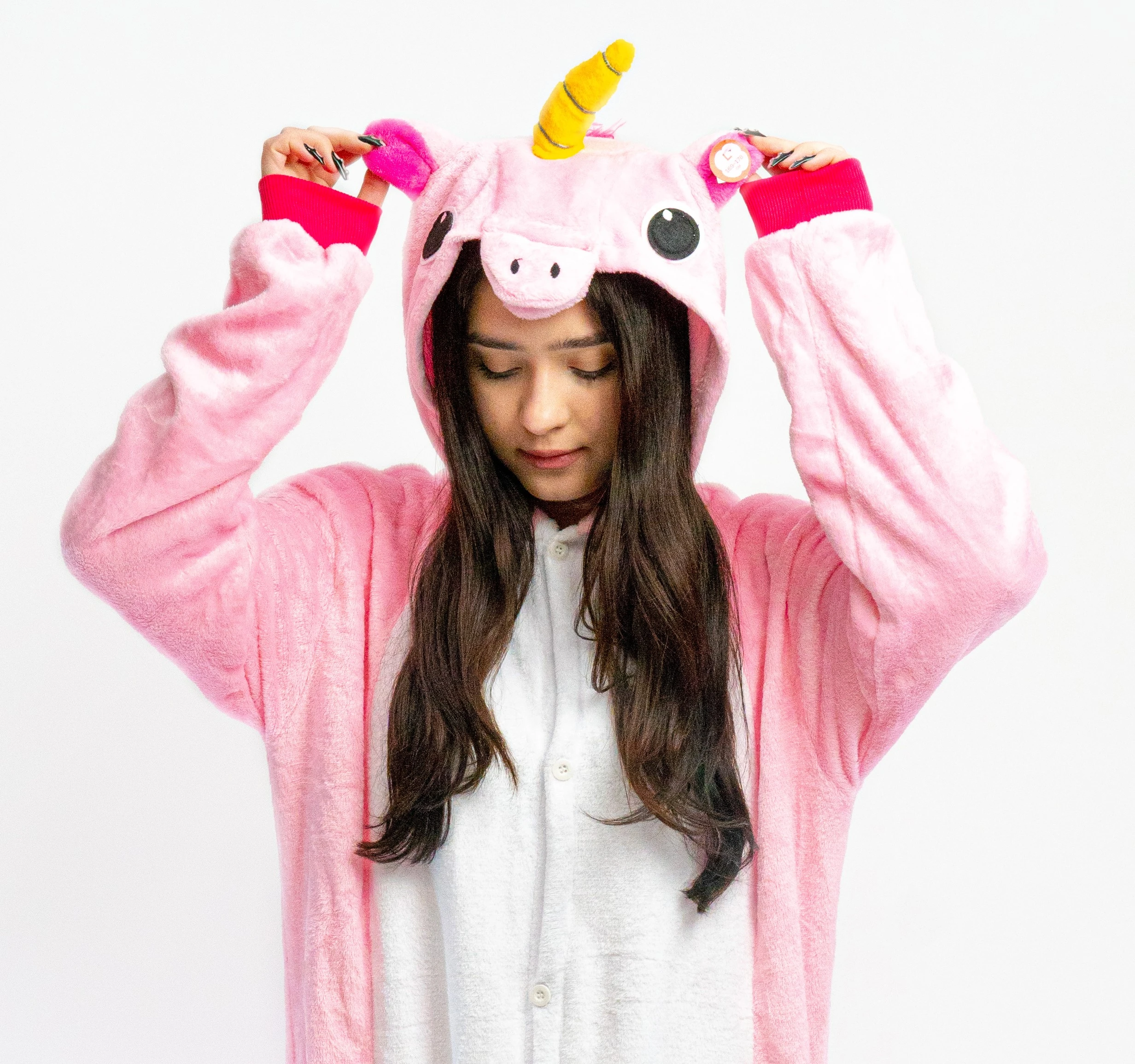 Кигуруми Единорог розовый L (169-178см)