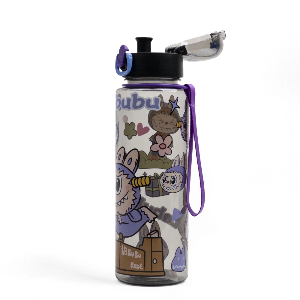 Бутылка с трубочкой Labubu 600 мл