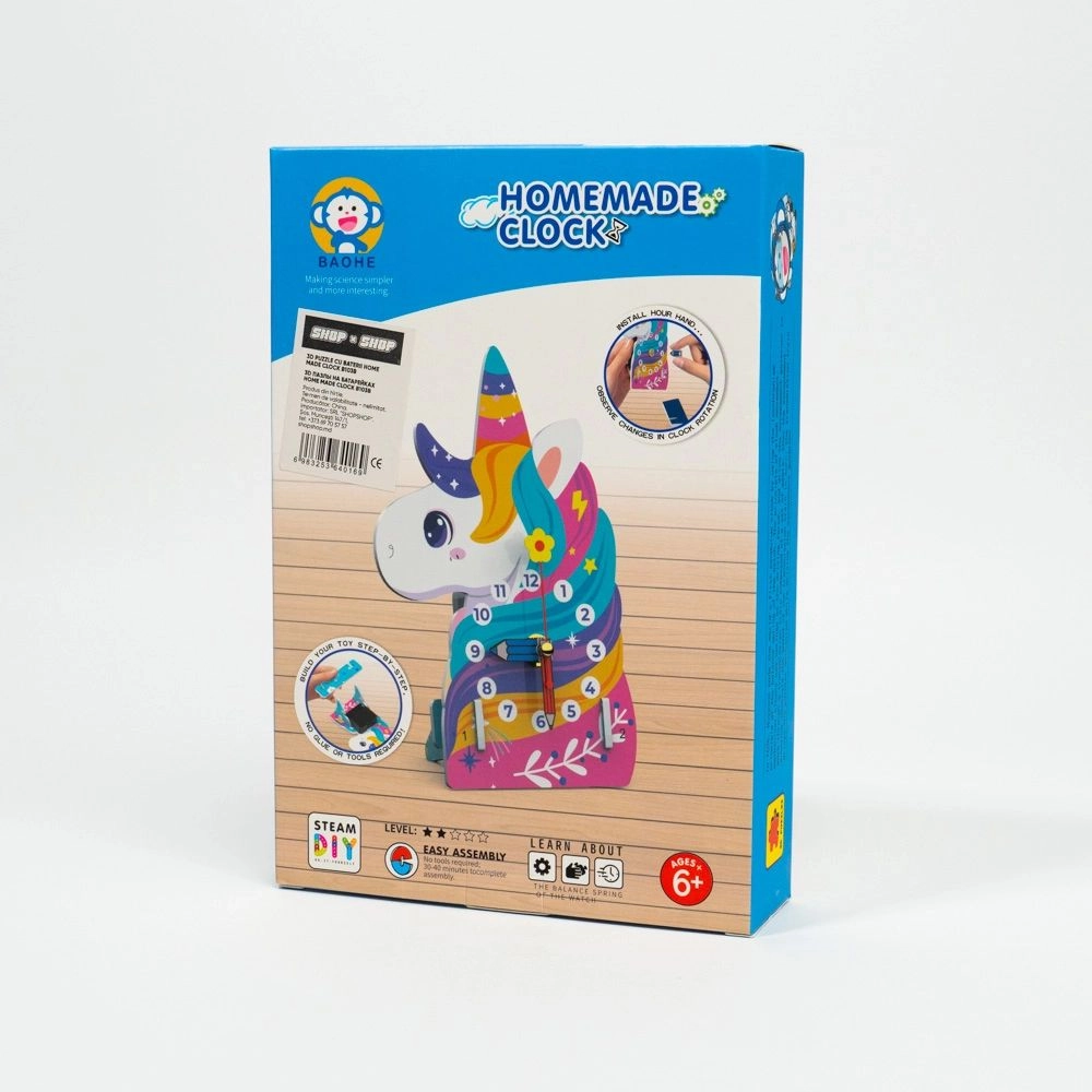 Puzzle 3D pe baterii Ceas de casă B103B