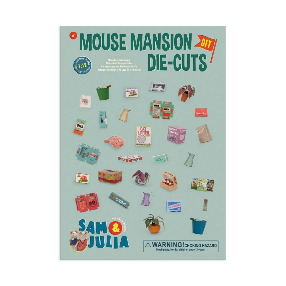 Set de Decupaje Decorative — Mouse Mansion (DIE-CUTS)