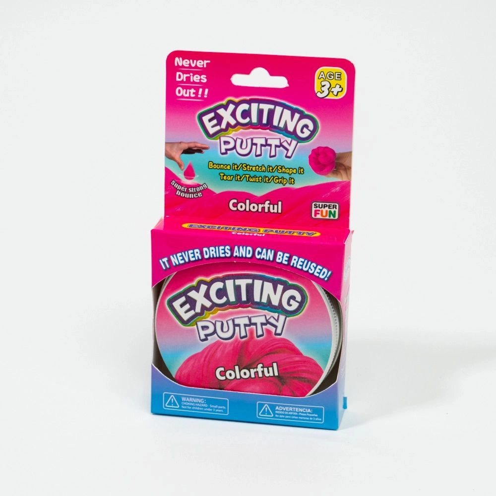 Слайм Exciting Putty Colorful 40грамм