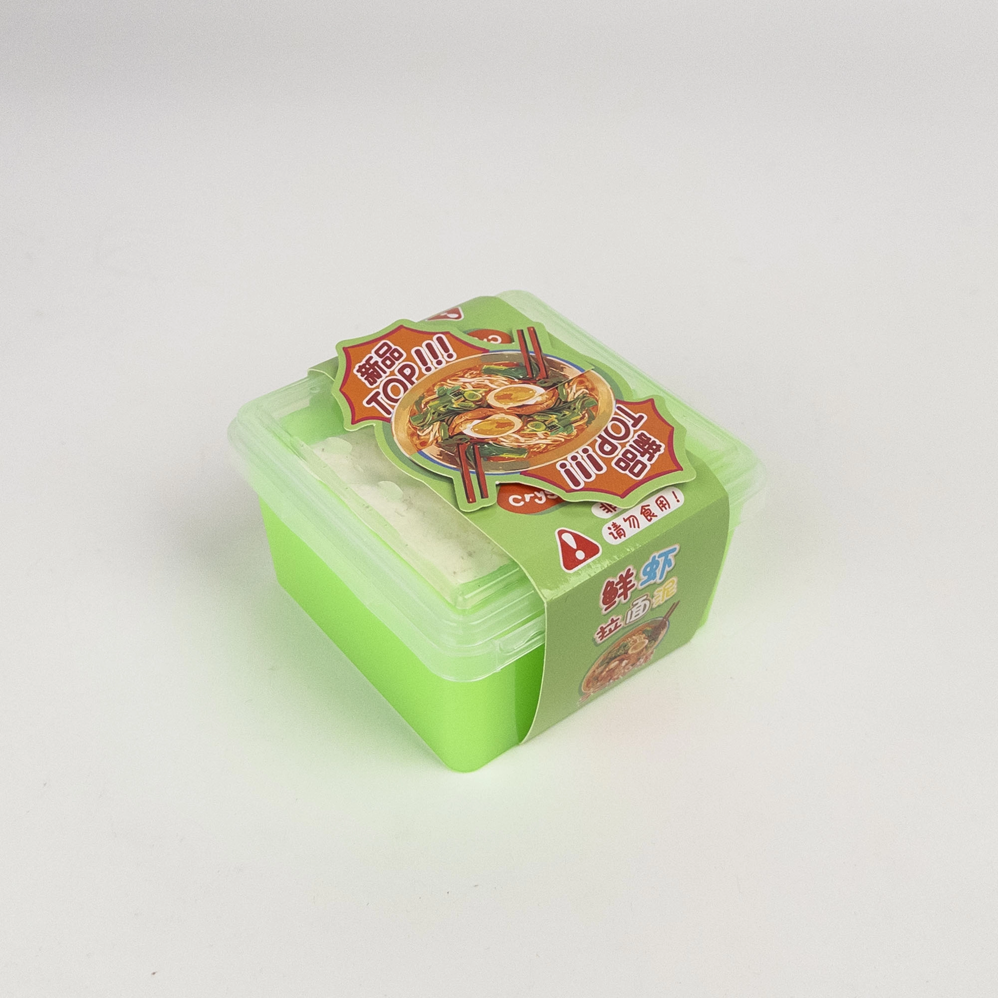 Слайм лапша зеленый