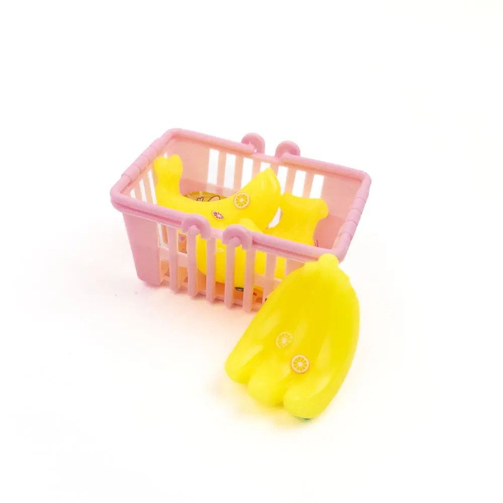 Squishy antistress Bananas in basket