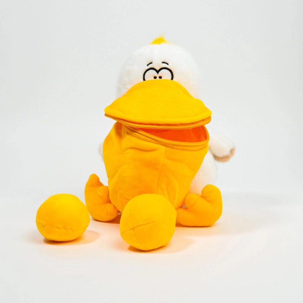 Jucărie moale Pelican (23 cm)+3 bile în interior