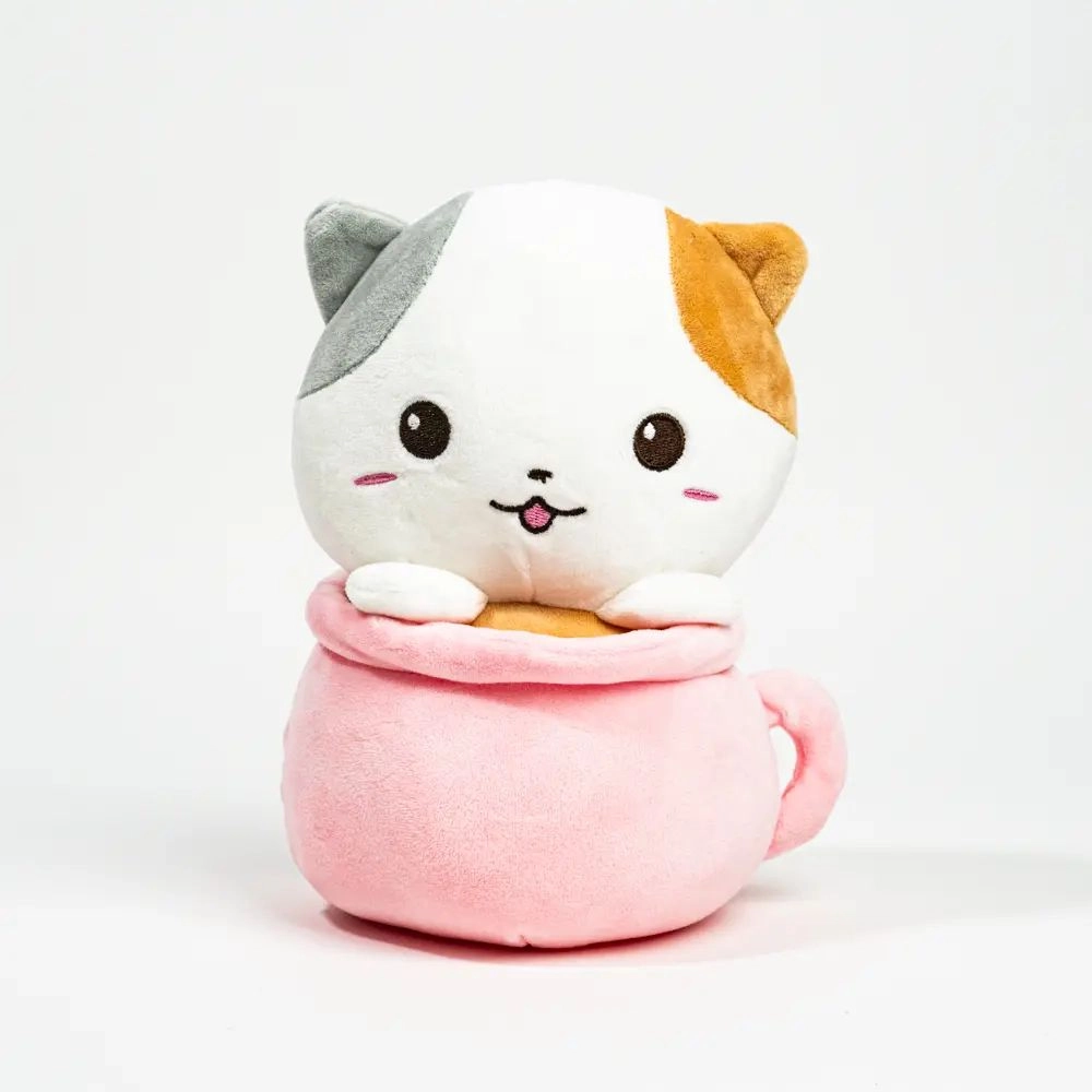 Игрушка мягкая Кот в кружке (25 см)