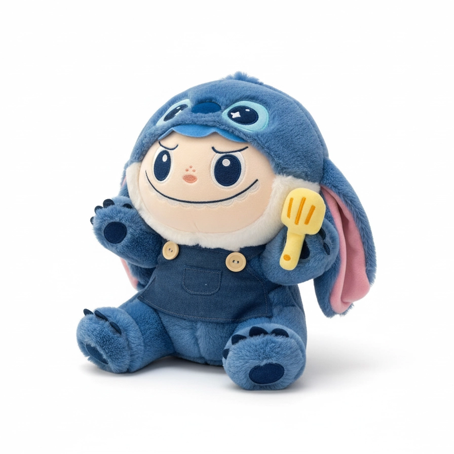 Soft Labubu Toy in Stitch Costume (24 cm)