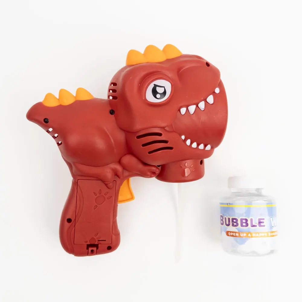 Dino soap bubble gun