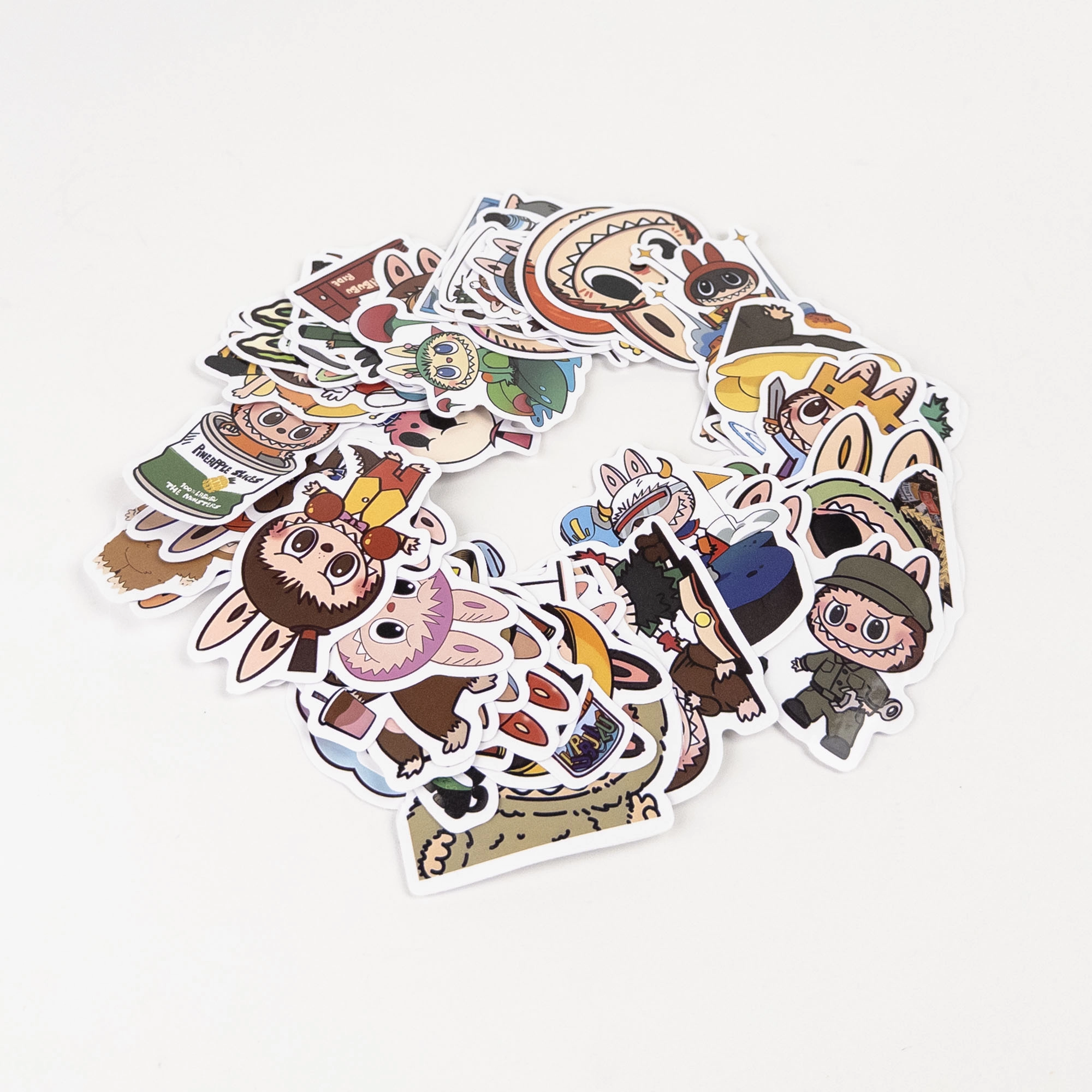 Stickere Labubu SHOPxSHOP – Set 50 bucăți