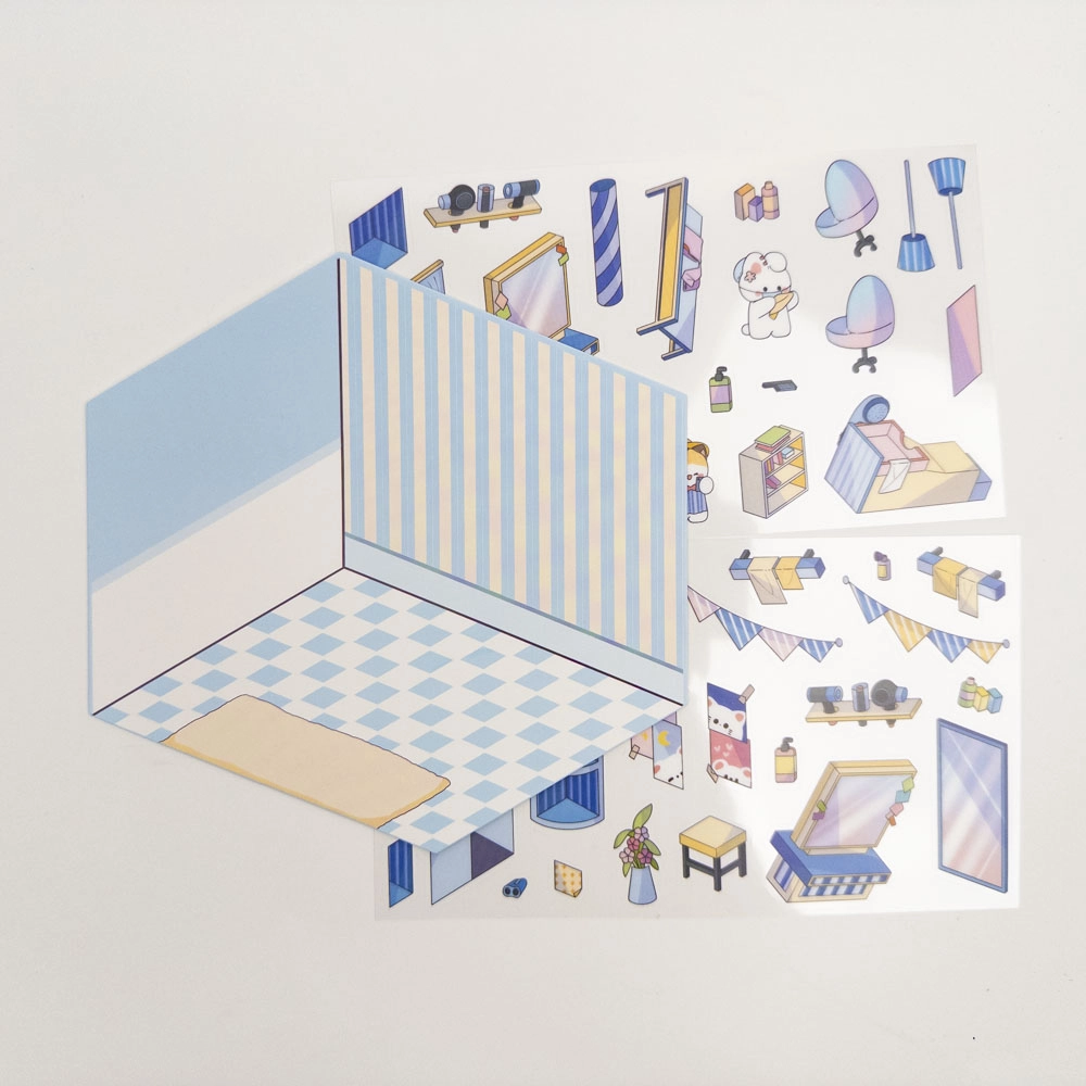 Set Stickere „Creează-ți Interiorul” (Multe Camere Diferite)