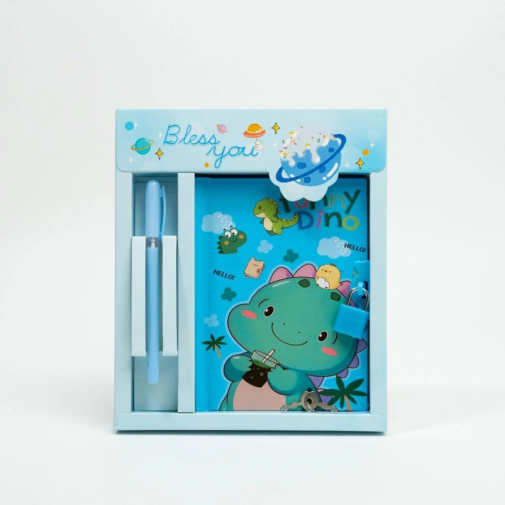 Set: Caiet cu Lacăt + Pix (64 de foi)