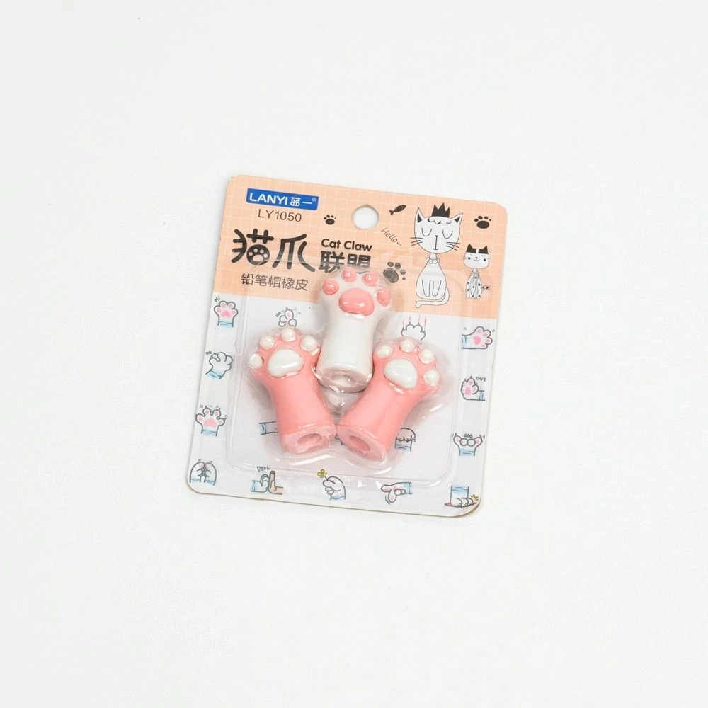 Pencil eraser set of 3