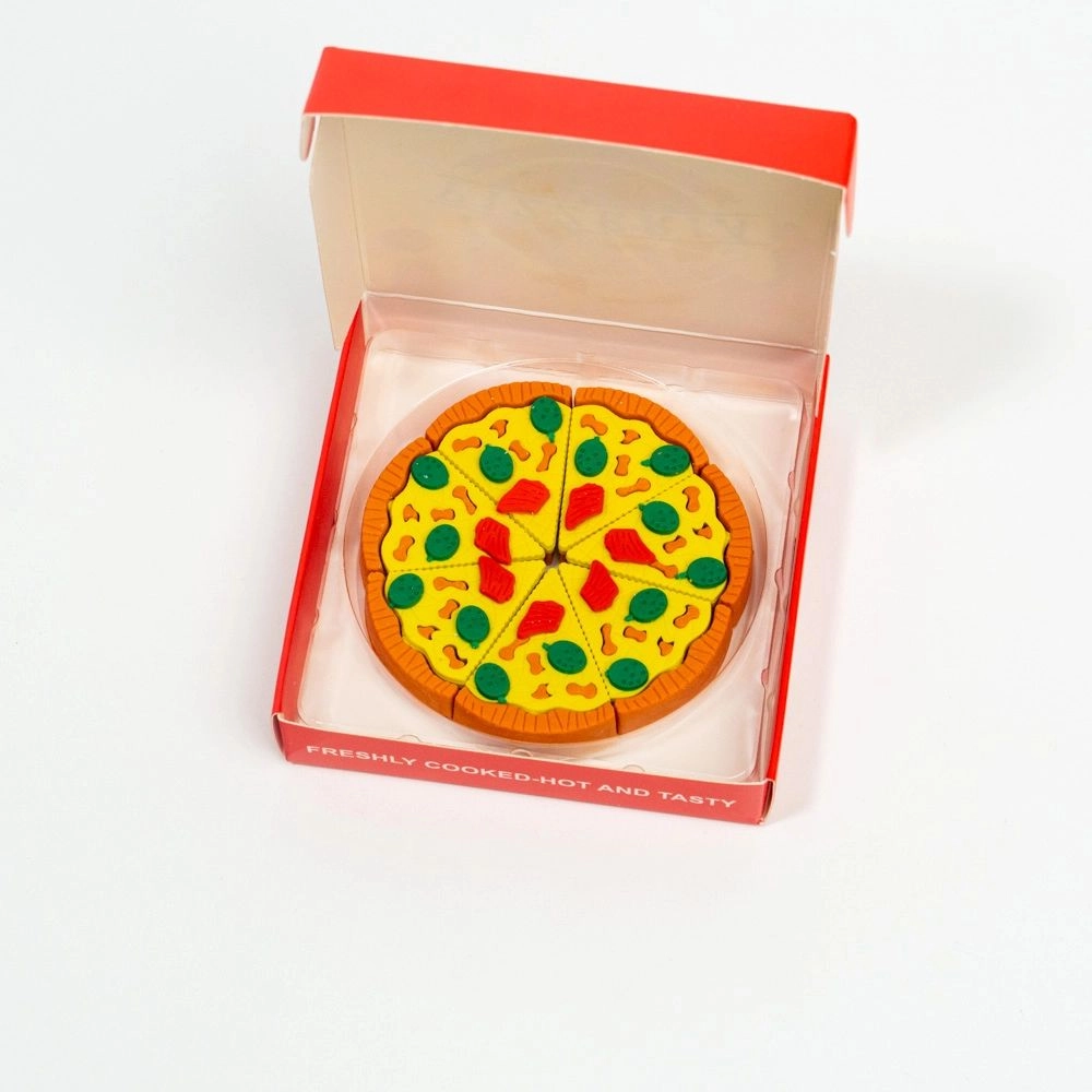 Pizza eraser set of 7