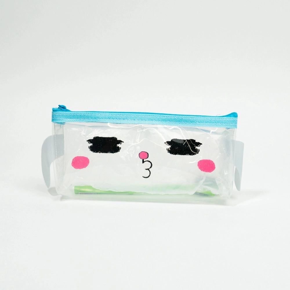 Transparent pencil case