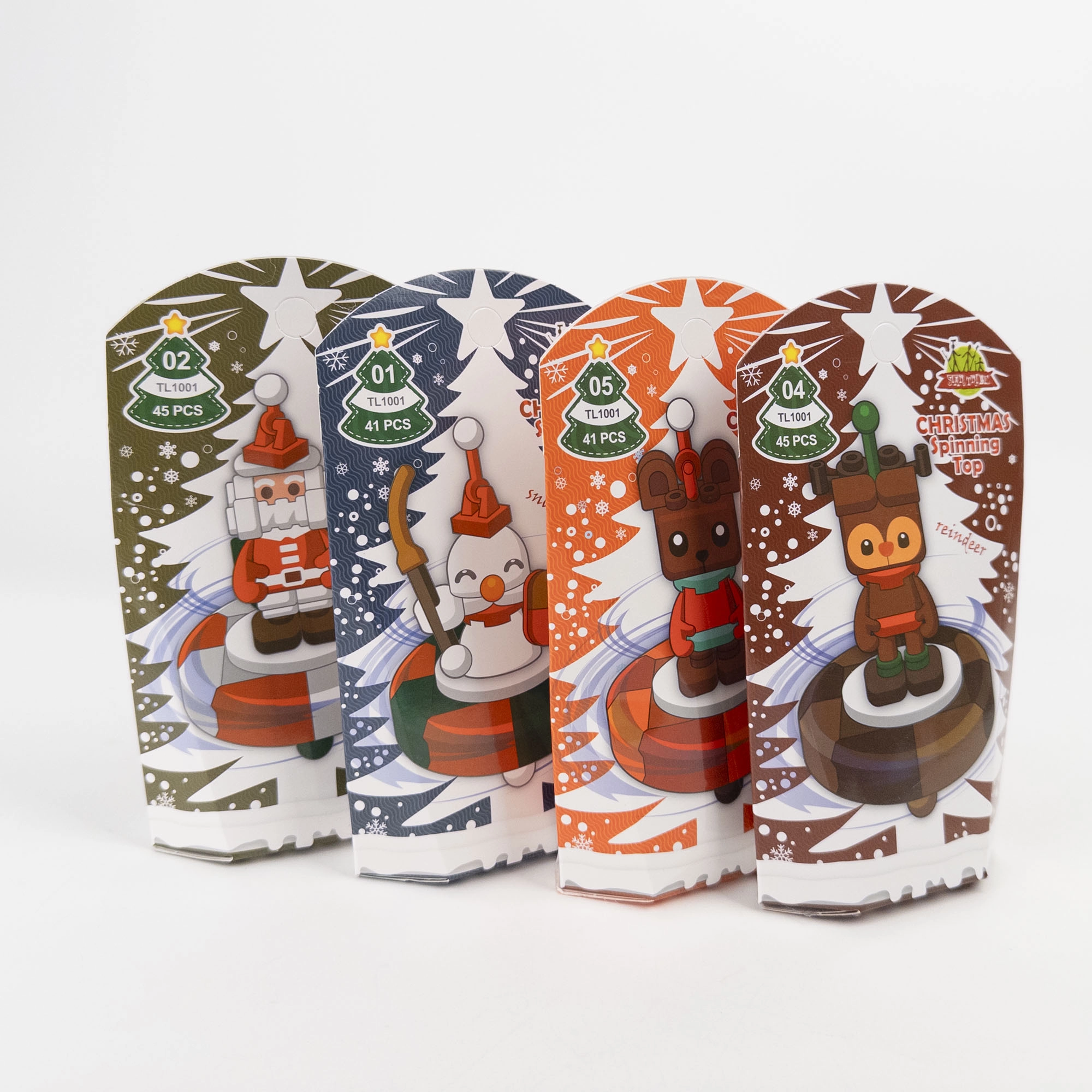 Set de Construcție Jucărie Spinning de Crăciun
