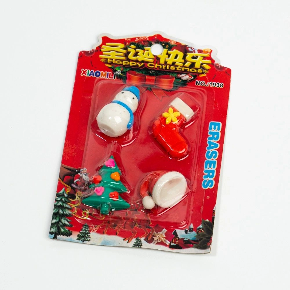 Radieră Set 4 bucăți Anul Nou