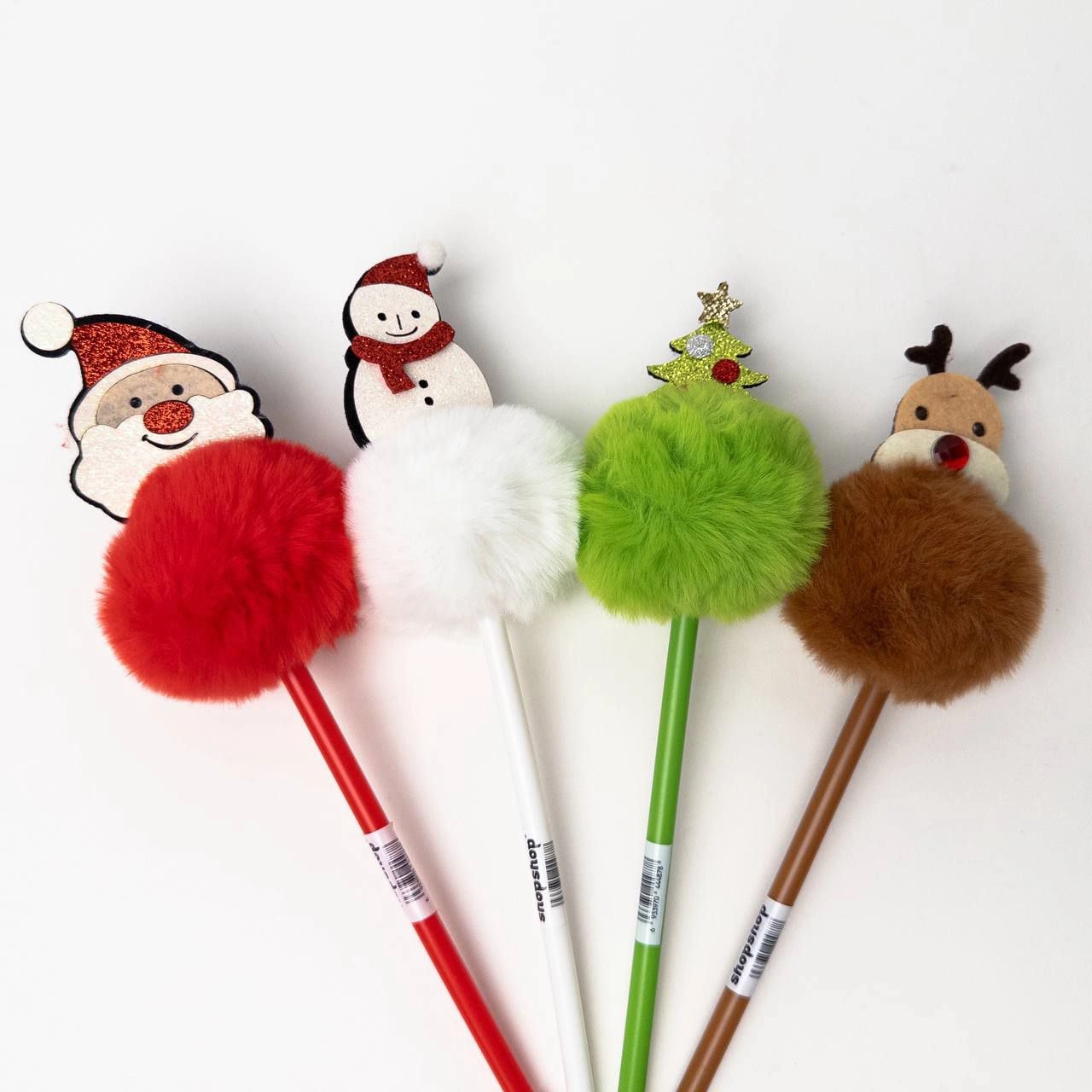 Ручка пушок Новый Год