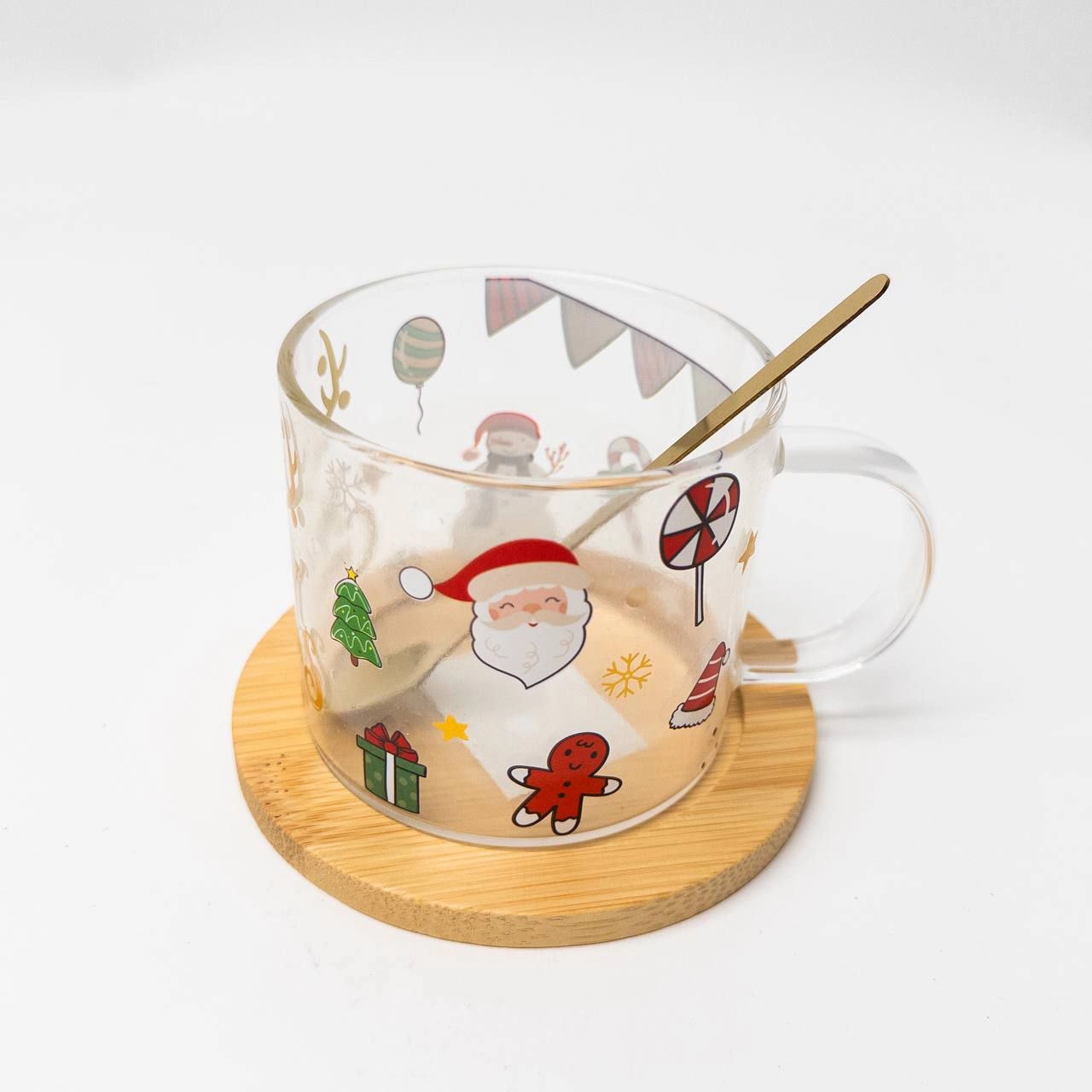 New Year Glass Mug 300 ml