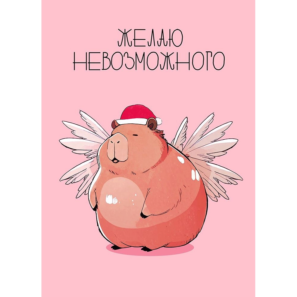 Shopshop Postcard + New Year Kraft Envelope (Rus)