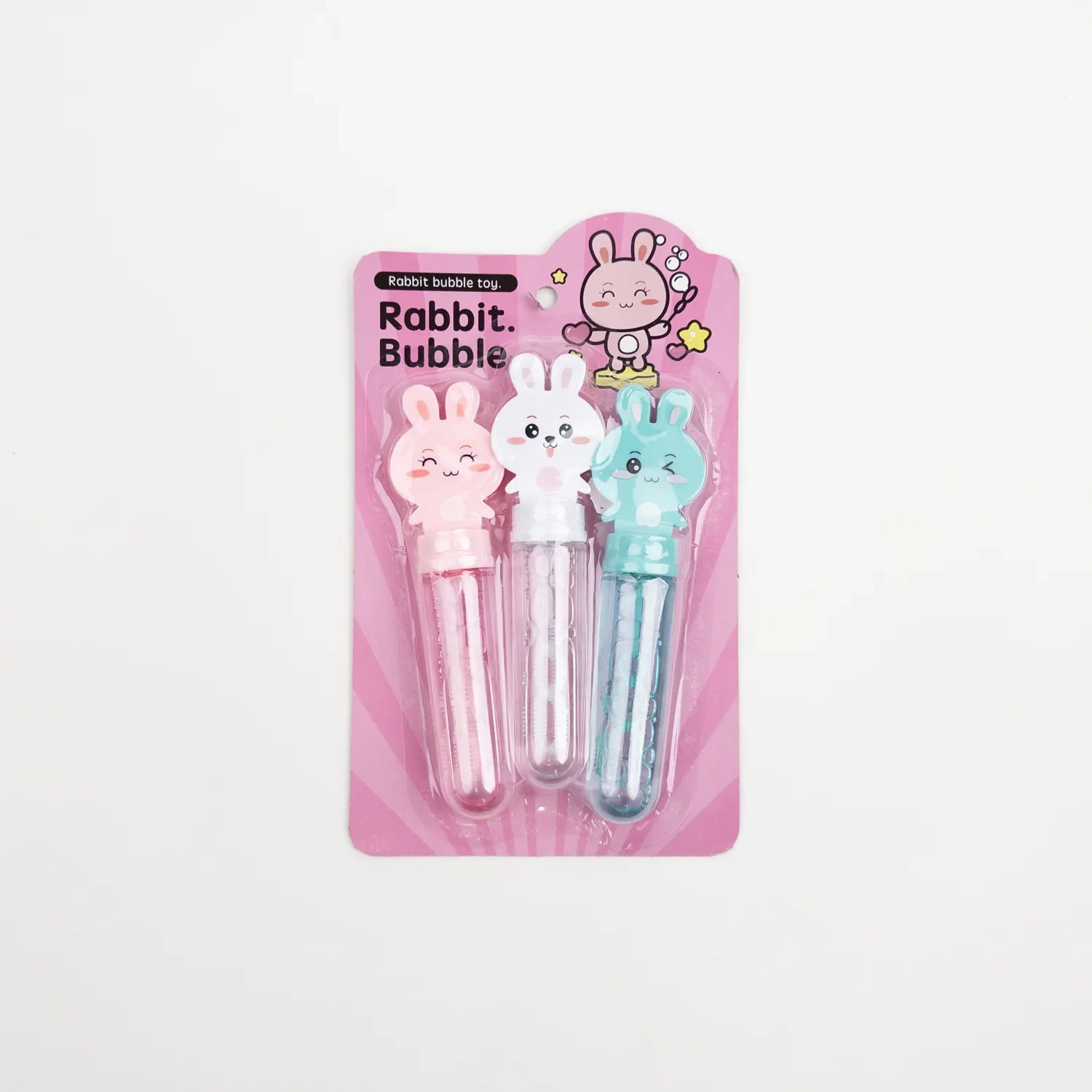 Rabbit soap bubbles set of 3