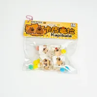 Antistres squishy Capybara-cuburi de gheață set 4 bucăți