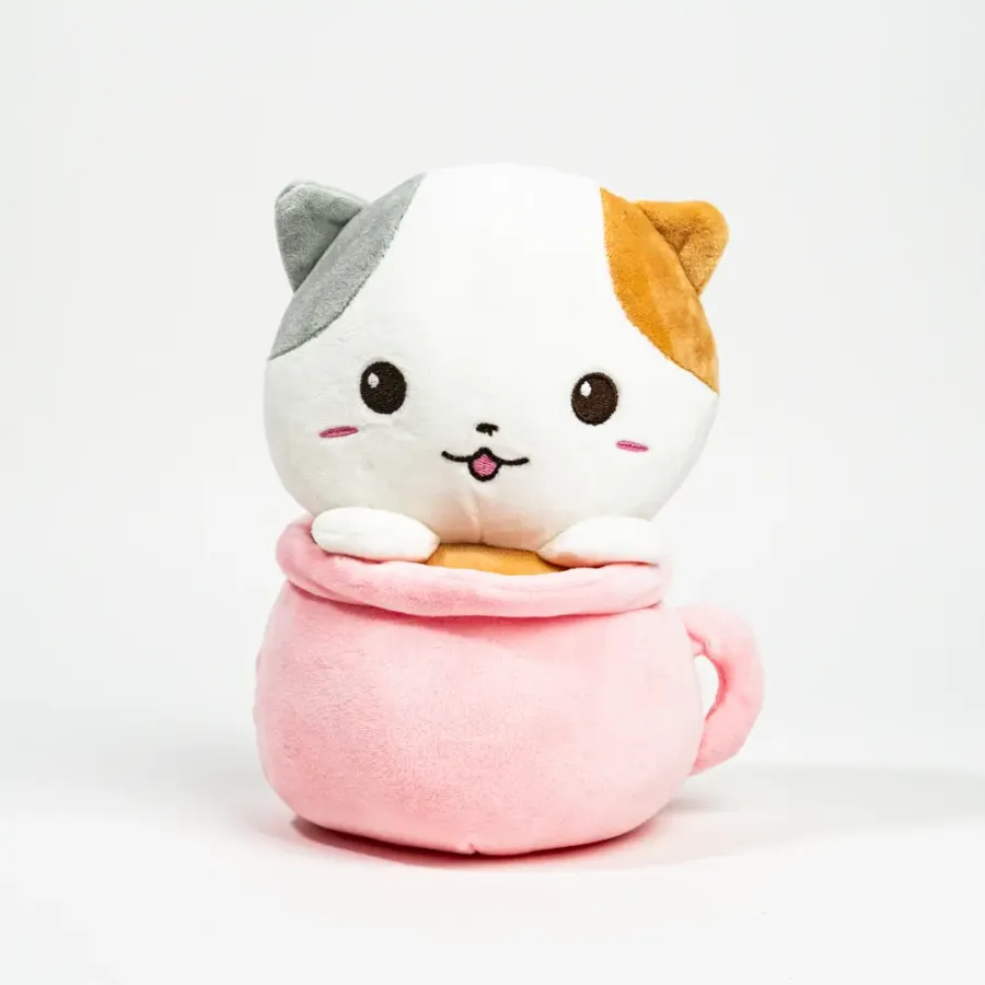 Игрушка мягкая Кот в кружке (25 см)