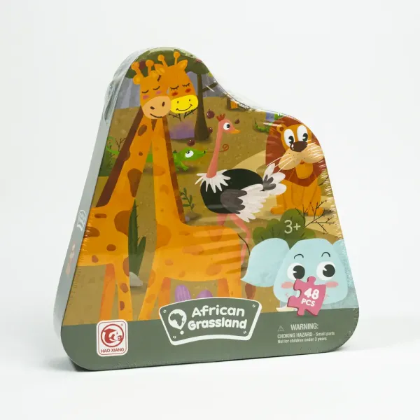 Пазлы African Grassland 48 штук 50*34 см в коробке 88723