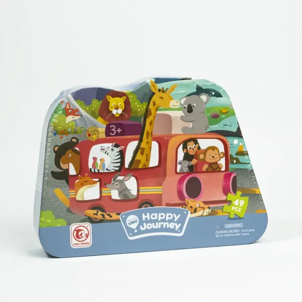 Пазлы Happy Journey 48 штук 50*34 см в коробке 88726