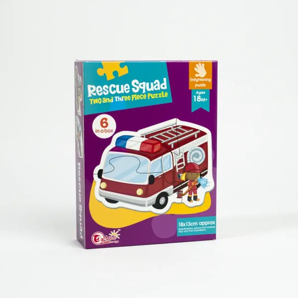 Пазлы Rescue Squad 18*13 см 6 штук (18 мес+) 88060
