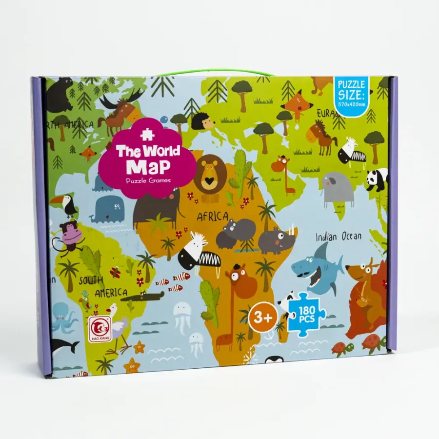 Puzzle The World Map 180 piese 57*42 cm 88288