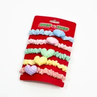 Elastic pentru păr material + plastic (set 5 buc)