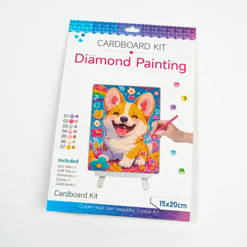 Pictură cu numere mozaic diamante 15*20 cm