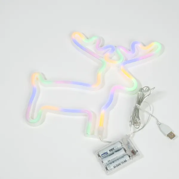 Lampă cu pandantiv neon+USB