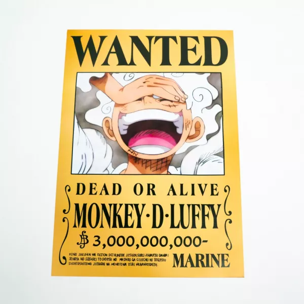 Постер А3 Ван-Пис Wanted 