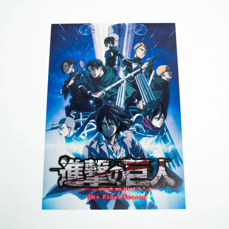 Poster A3 Attack on Titan set 8 bucăți