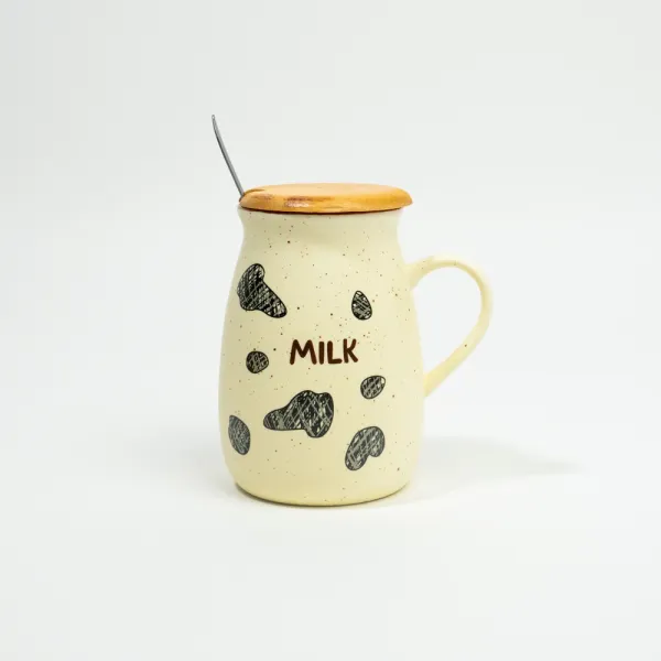 Cana ceramică „Cow Zoo” 450 ml