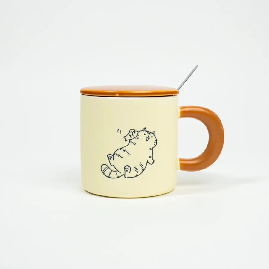 Cana ceramică Cat Fish 400 ml