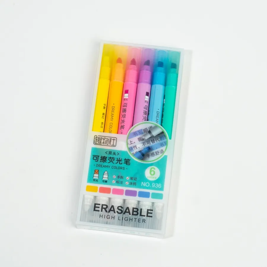 Marker-e care se șterg 6 bucăți