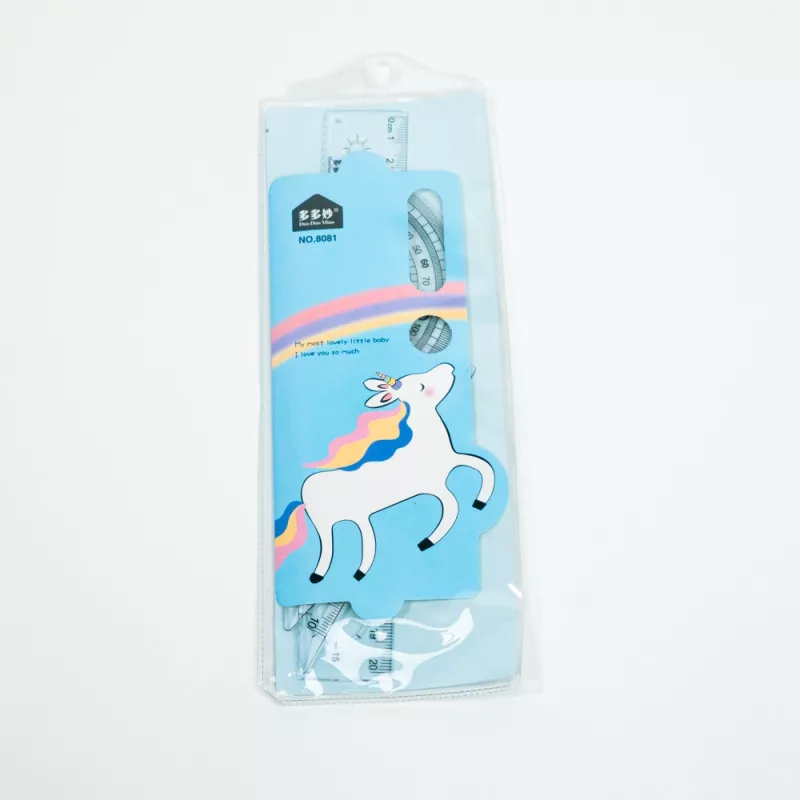 Rigla set 3 buc Unicorn