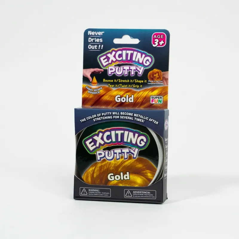 Слайм Exciting Putty Gold 40грамм