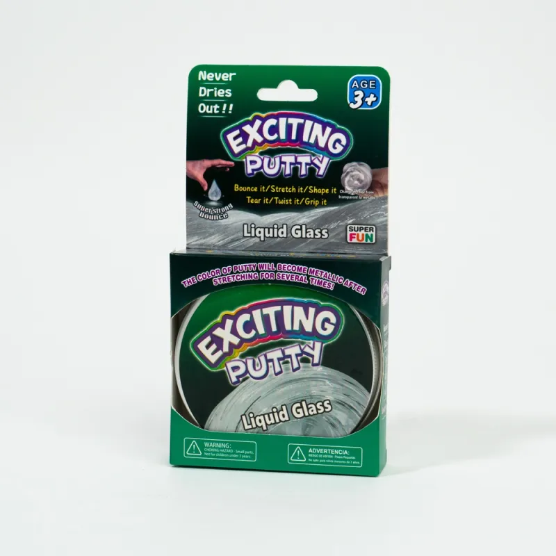 Слайм Exciting Putty Liquid Glass 40грамм