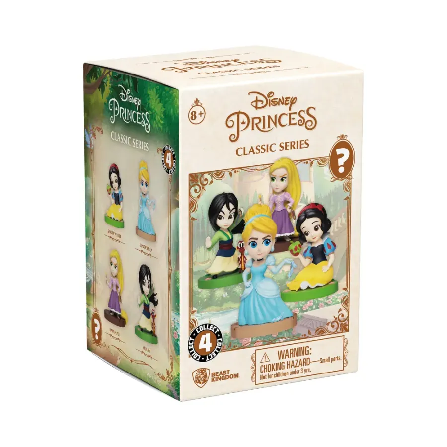 Figurină YuMe Disney Princess Blind Box (Enchanted Series) (8-10 cm, set de 6 modele)
