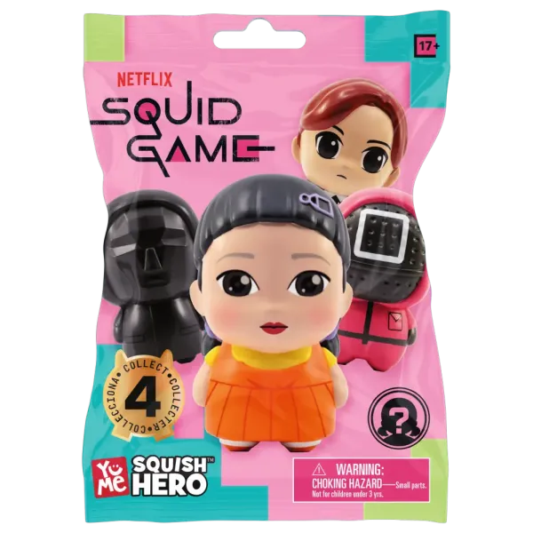 Фигурка YuMe Squish Hero Игра в Кальмара Blind Bag (7,5 см)