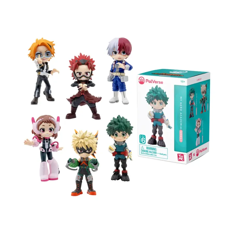 Figurină YuMe My Hero Academia Blind Box (series 1) (9 cm, set de 6 modele)