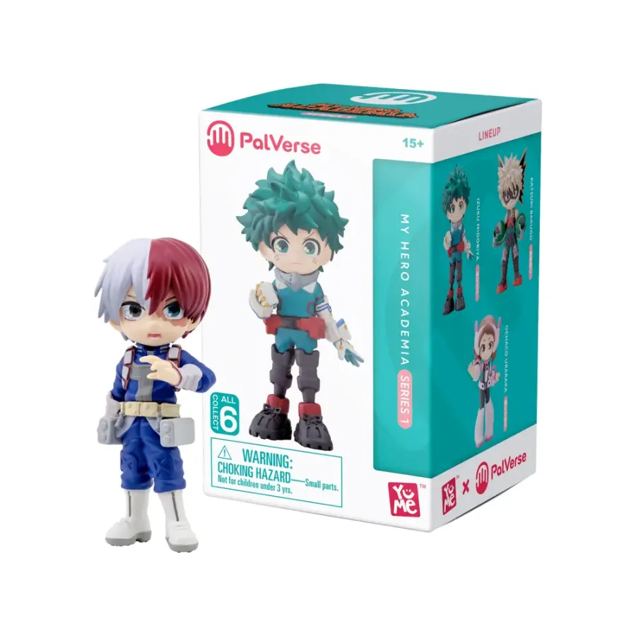 Figurină YuMe My Hero Academia Blind Box (series 1) (9 cm, set de 6 modele)