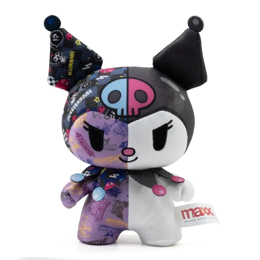 Jucărie moale YuMe Hello Kitty and Friends Graffiti Edition Kuromi Window Box (17,5 cm)