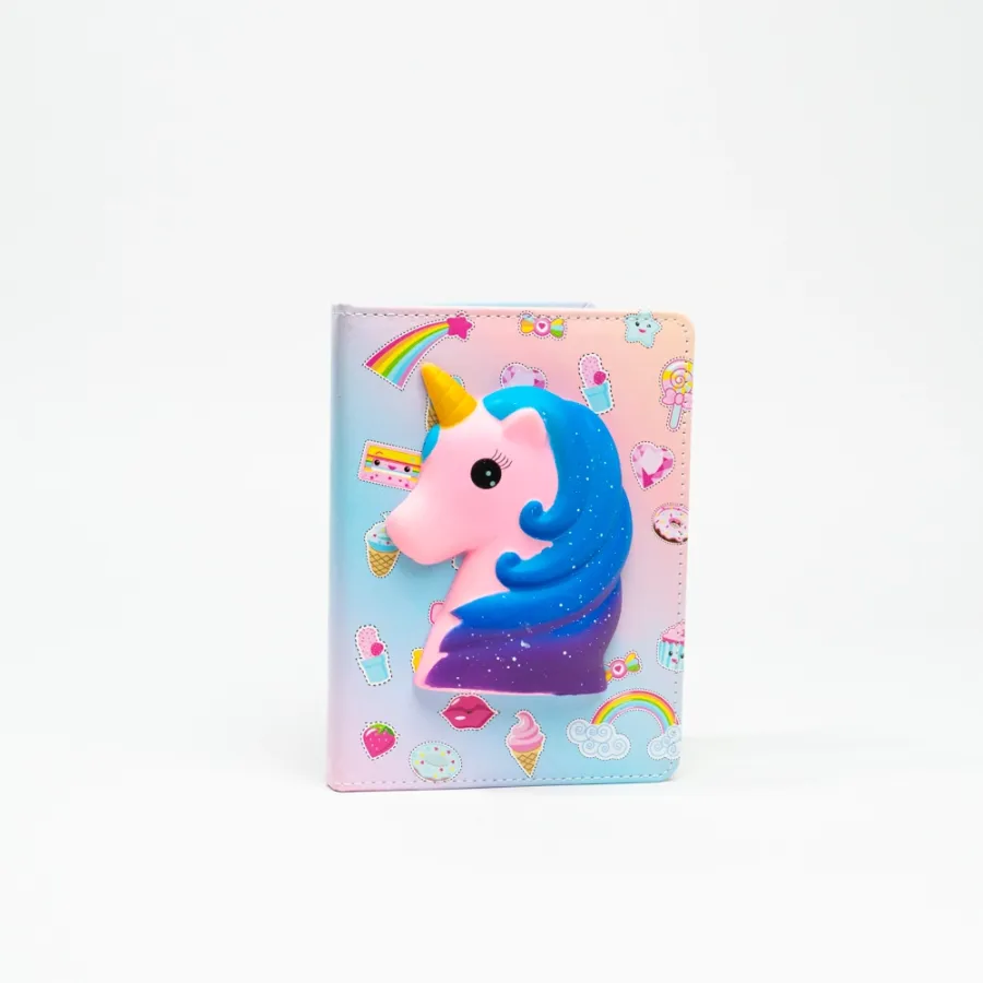 Carnet din piele artificială + squishy