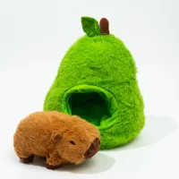 Jucărie moale Capybara în avocado 35 cm