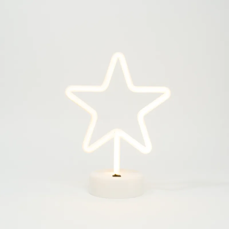 Lampă de masă neon