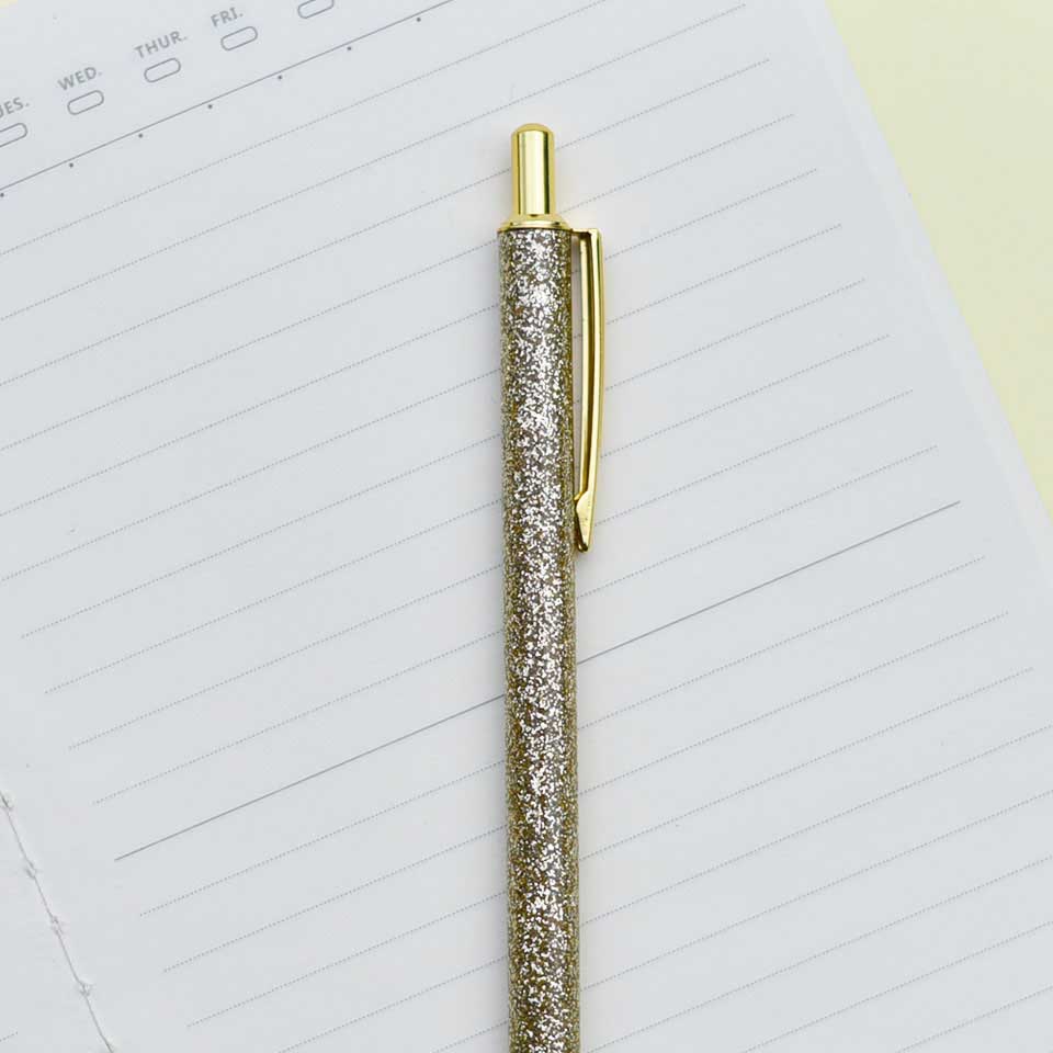 Ручка блестящая
